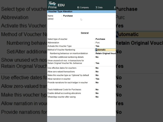 tally prime mai manual 😱invoice no. kaise enter karen 😎 #shorts #ytshorts #youtubeshorts #viralshort