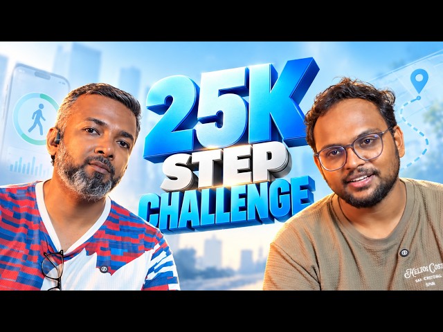 💪 The 25K Step Challenge! 😱 GPS Accuracy, Fatigue, Sleep & Reaching the Goal 🚶‍♂️