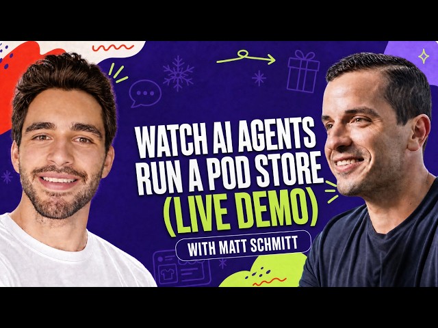 Watch AI Agents Run a POD Store (Live Demo)