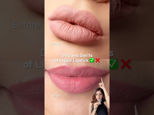 Liquid Lipstick 101 💄 | What To Do & What To Avoid #nykaatv