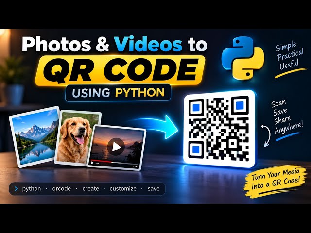 How to Create a QR Code Generator in Python | Python Mini Project 😱