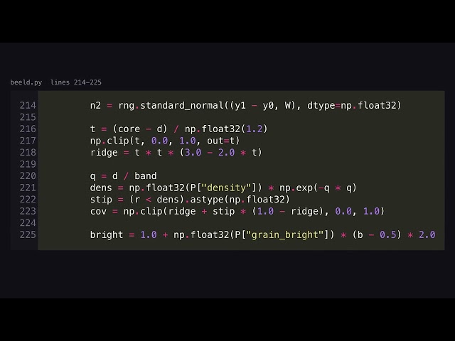 Chladni, seed 7: sand on a vibrating plate, and the code behind the loop