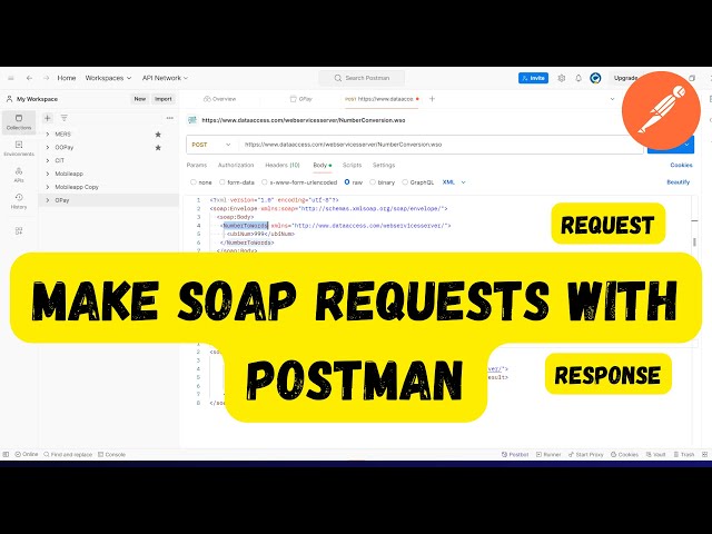How to make SOAP Requests with POSTMAN?