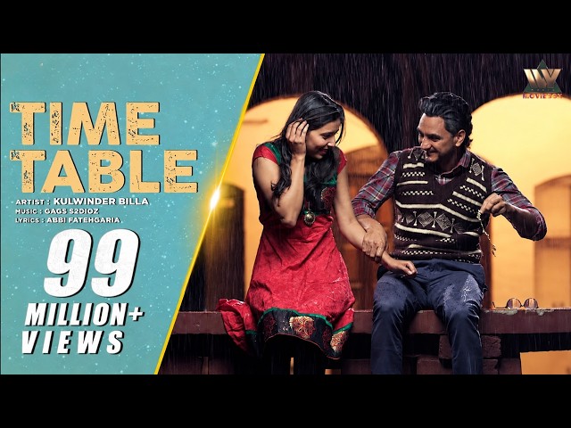 Time Table Official Video Song - Kulwinder Billa - Punjabi Popular Songs - Moviebox Record Label