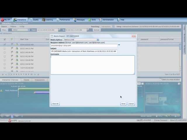 VPI How to: Email a Recorded Interaction