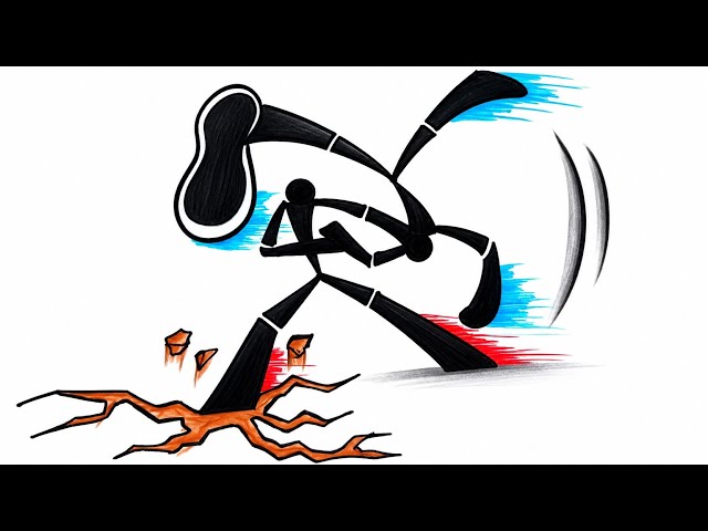 "How To Draw Fight Stickman Easy Drawing/ Drawing Tutorial For Beginners, Step By Step "