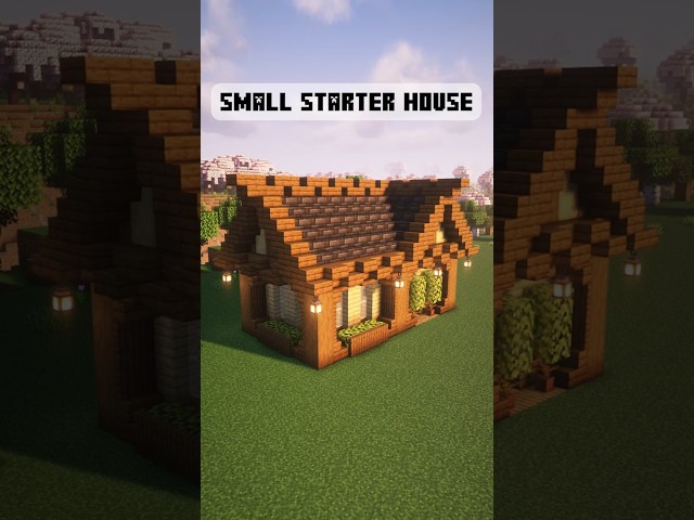 Minecraft Survival starter House Tutorial : easy build #minecraft #survival
