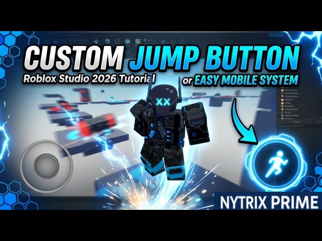 How to Make a Custom Mobile Jump Button in Roblox Studio (2026 Tutorial) + Default Joystick System