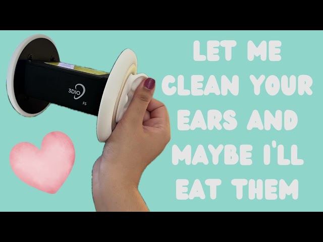 [F4A] Let Me Clean Your Ears and Maybe I'll Eat Them (Binaural Ear Cleaning)(Ear Eating)(ASMR)(3Dio)