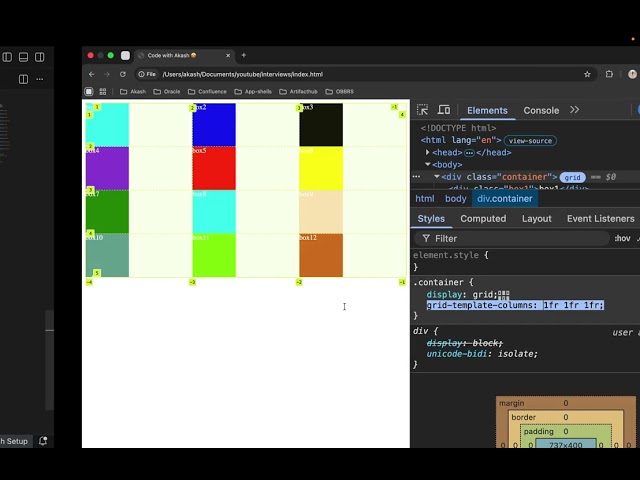 Display grid for responsive web pages #interview #grid #coding #css #javascript #html #programming