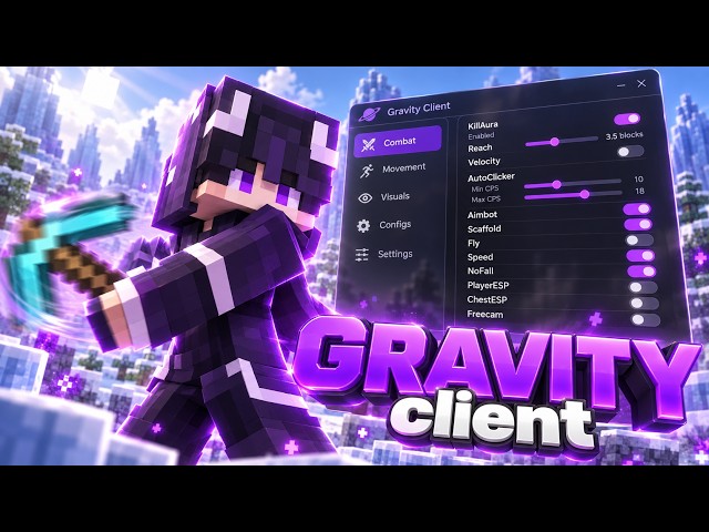 Gravity Client Review: How To Download Free Ghost Client For Minecraft 1.8.9