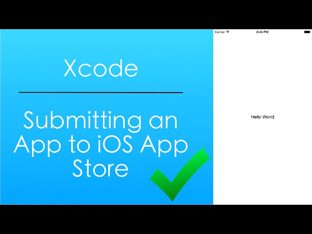 Submitting an App to the iOS App Store (Xcode) [Deprecated]