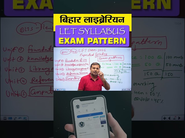 Bihar librarian LET Syllabus | Bihar Librarian Syllabus | Bihar LET 2026 | Bihar Librarian vacancy