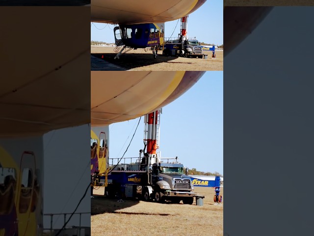 How Does the Goodyear Blimp Actually Fly? #GoodyearBlimp #Aviation #airshipping