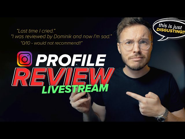 ROASTING Your Instagram/YouTube + Q&A