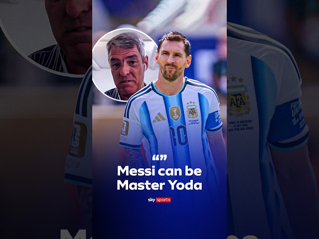 Tim Vickery can see Lionel Messi as a 'Master Yoda'-like figure 👀🇦🇷 #lionelmessi #yoda #starwars
