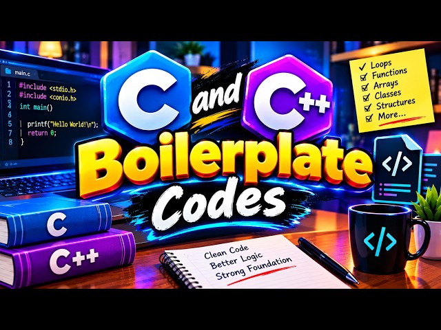 C/C++ Boilerplate Code: Why Is It Important? | Basic Structure Explained | Episode 2
