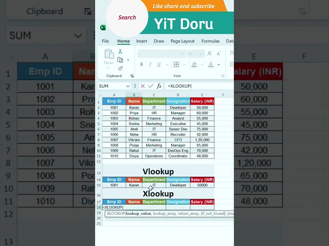 Excel Formulas You MUST Know in 2026 | Excel Tips & Tricks #excelinterview excel formula for job