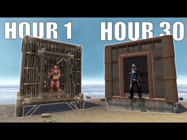 i played solo rust for 30 hours and this is what happened...