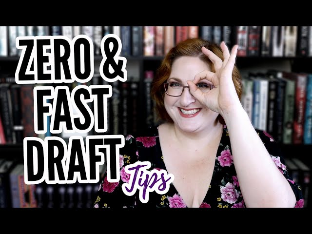 Fast Drafting Tips! | What is a Zero Draft?