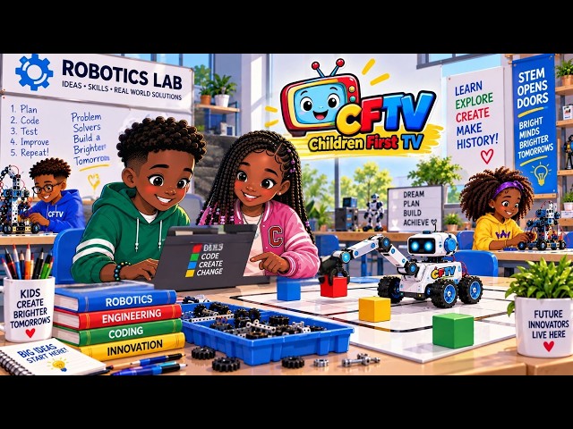 Black History for Kids | We're Building Schools Again! 🏫
