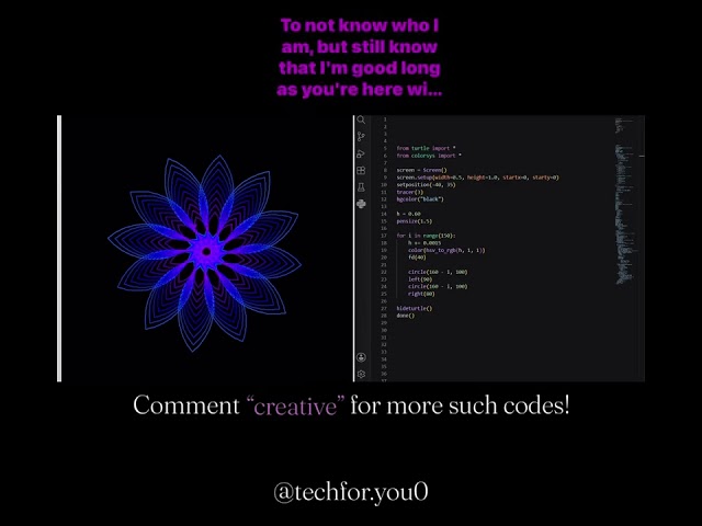 Watch Python Turn Code Into Art!✨
