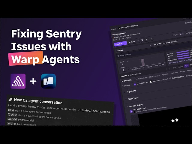 Sentry Seer, MCP, & Warp Agents: Fixing Sentry Issues Outside of Sentry