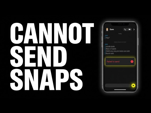 How To Fix Snapchat Cannot Send To This Person (2026)