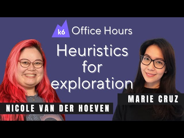 How to do exploratory testing for performance (k6 Office Hours #79)