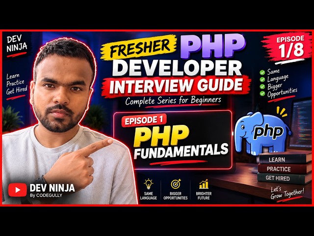 PHP Fundamentals | Fresher PHP Developer Interview Guide (Hindi) | Part 1