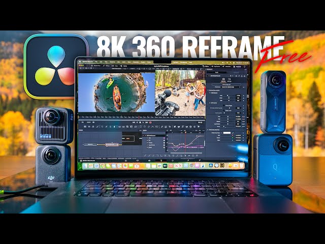 FREE 8K 360 Reframe in DaVinci Resolve | GoPro Reframe for Any Camera