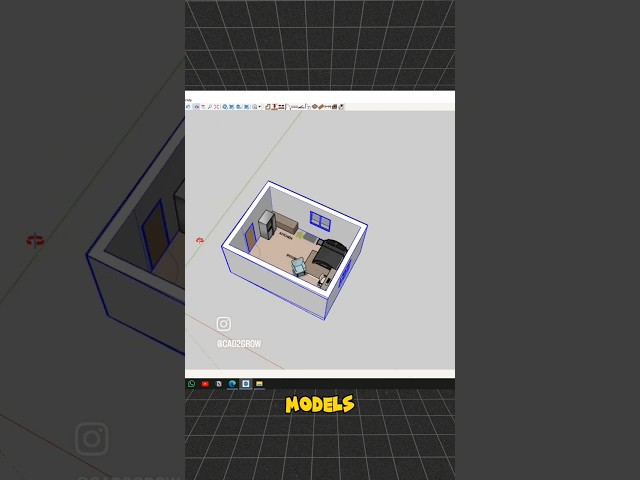 CONVERT 2D PLANS TO 3D MODELS  ON ONE CLICK. #3dmodeling #3drenderingtutorial
