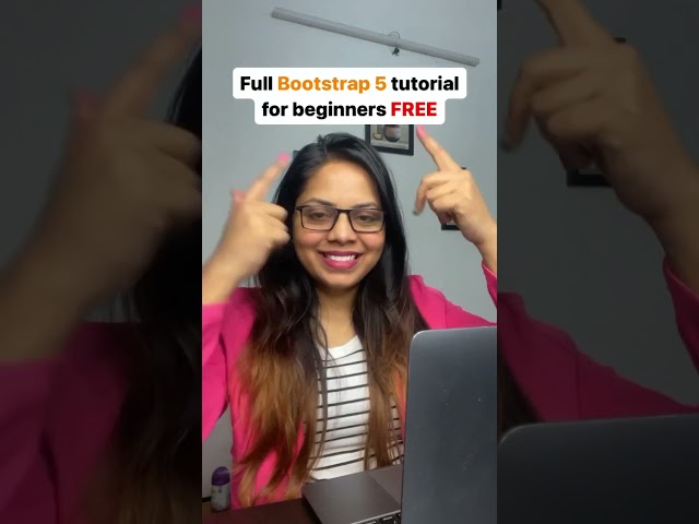 Bootstrap Tutorials for Beginners FREE 🤩 #shorts #freecourse #bootstrap5
