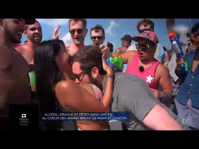 Etats-Unis la Dérive sans limite des fêtes au cœurs des springbreak de Miami et Cancun 🔞