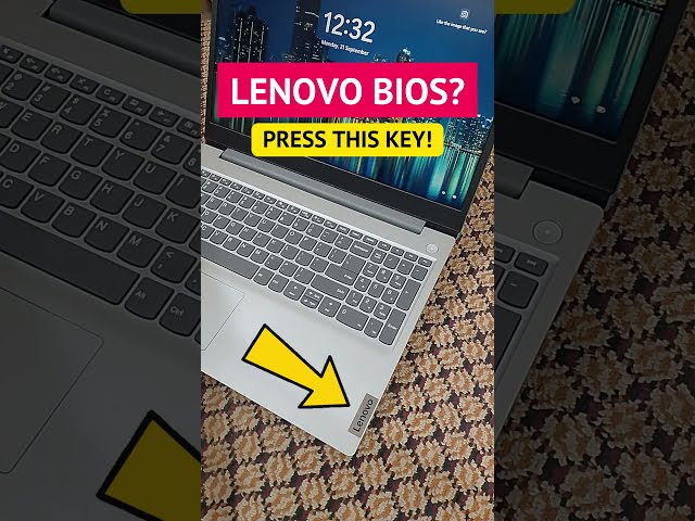 The fastest way to open Lenovo BIOS 🚀 #lenovo #windows #tutorial