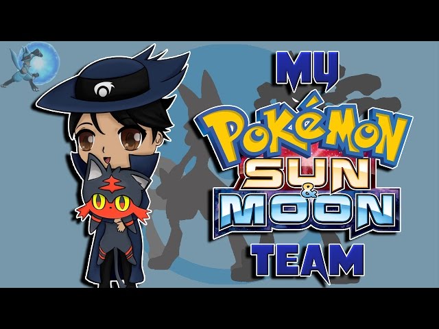 My Team for Pokémon Sun and Moon
