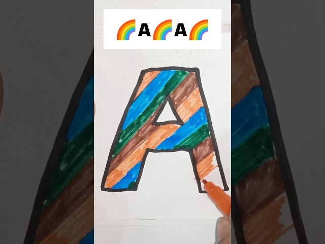 Oddly Satisfying Coloring Art 🎨 | Relaxing Shorts #shorts