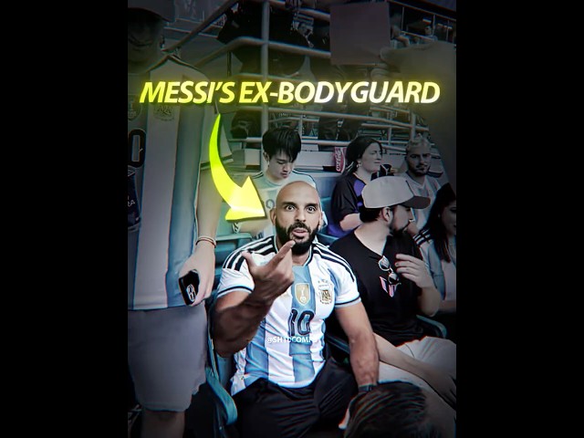 Messi's Ex-Bodyguard Still Supports Him ❤️🩹