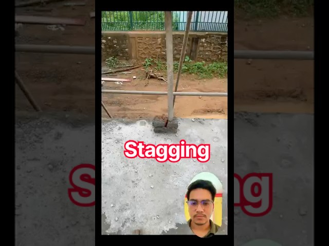 Common mistake during stagging works #shuttering #site #formwork