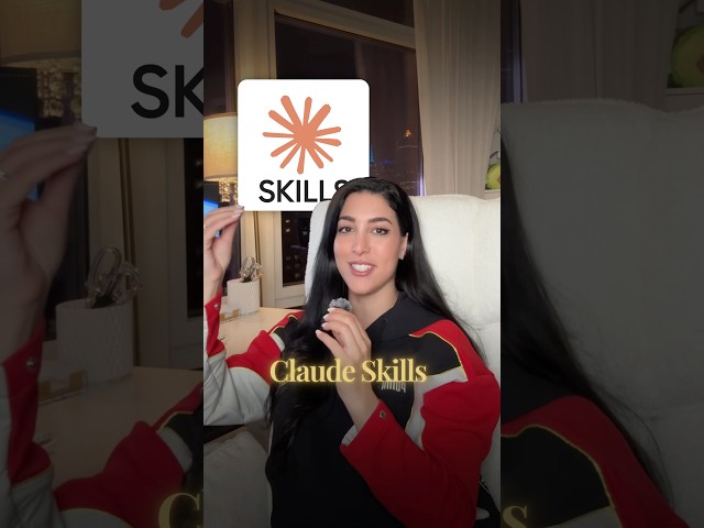 Claude Skills: explained in 90 seconds - let’s go!✨ #crashcourse