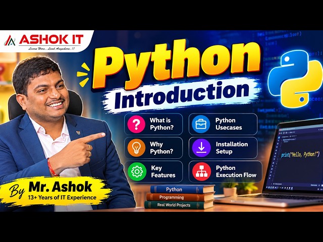 Day - 01 : Python Introduction | What is Python, Why Python, Use Cases, Features & Execution Flow