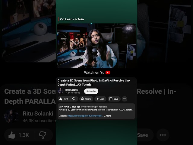 How to Create 3D Parallax in DaVinci Resolve (Full Tutorial)
