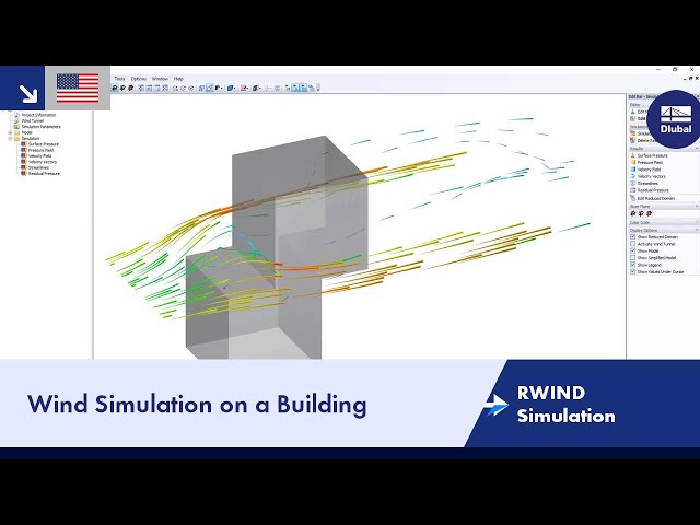 RWIND Simulation | Wind Simulation on Building