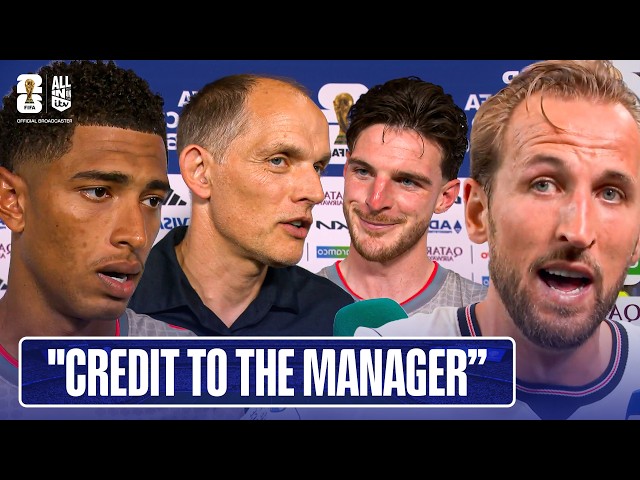 Kane, Tuchel, Bellingham & Rice speak after England v Croatia | FIFA World Cup 2026