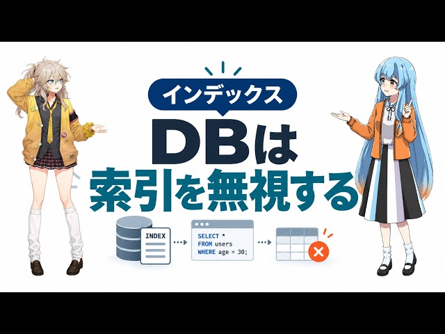 DBはインデックスを無視する権利を持っている