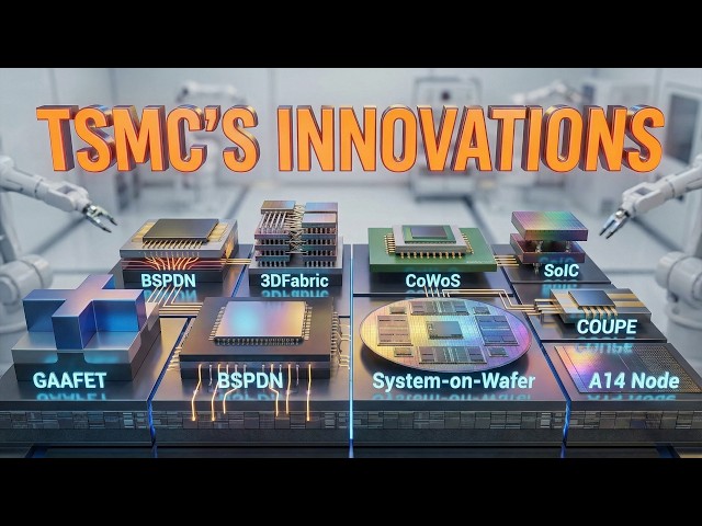 TSMC's Front-End and Back-End Innovations: GAAFET, BSPDN, CoWoS, COUPE