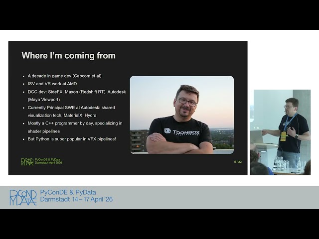 Metashade: Compilerless Immediate-Mode Shader Generation in Pure Python [PyCon DE & PyData 2026]