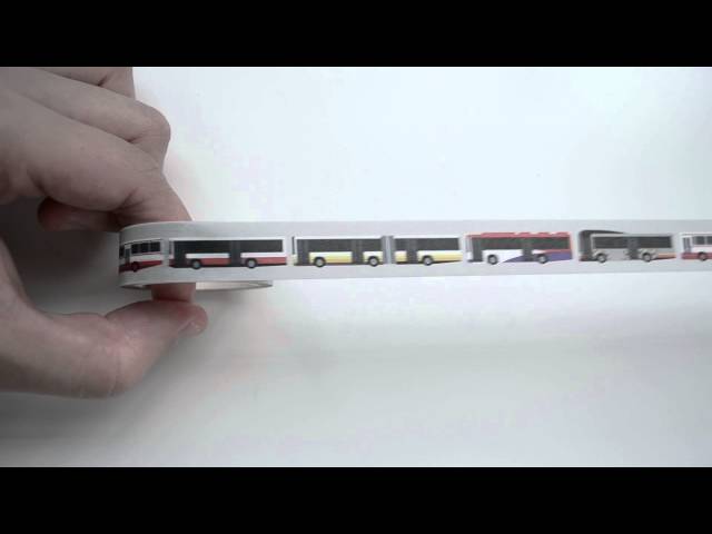 SS32 - Bus Washi Tapes / Souvenirs from Singapore