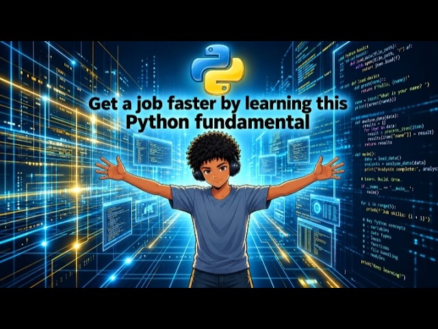 Get a Job Faster by Learning These Python Fundamentals