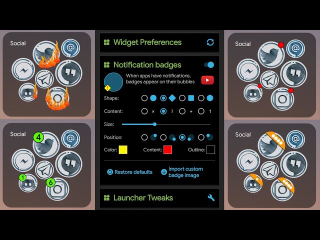 [v10.03] Notification badges in Bubble Cloud Widgets and Folders